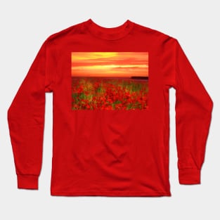 Flower Field Long Sleeve T-Shirt